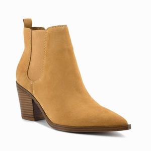 Nine West Wyllis Block Heel Ankle Boots - Brown - Ireland (SY5274086)